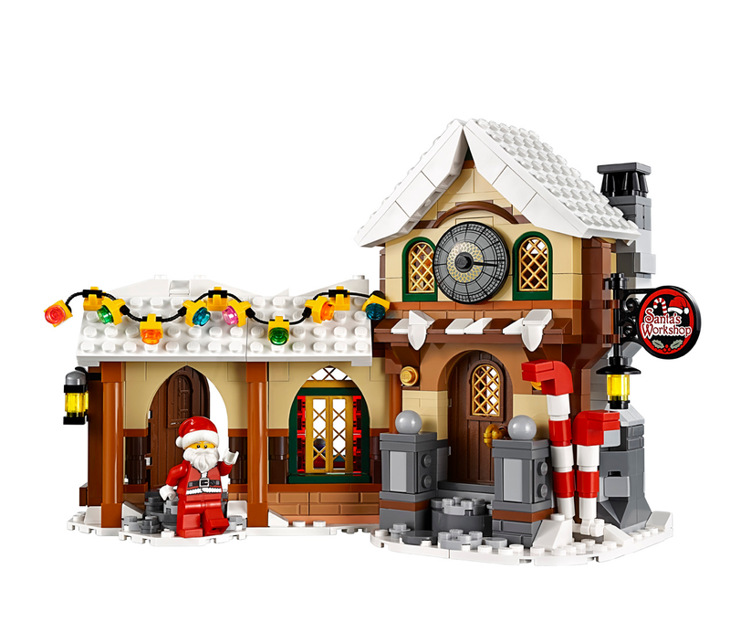 Illustration for article titled Christmas Comes Early To LEGO Land With Santa's Workshop